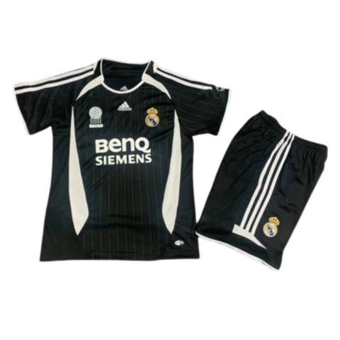 Real Madrid 06-07 Away Retro Kid Kits Vintage Youth Apparels Jersey
