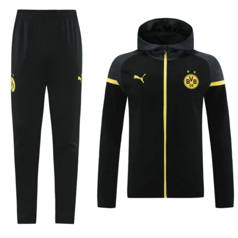 Borussia Dortmund Hoodie Training Kit (Jacket+Pants) 2024-25