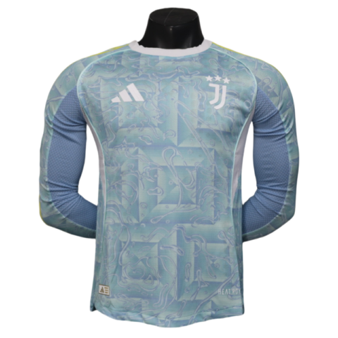 Juventus Away Jersey Football Shirt Long Sleeve Player Version 25-26