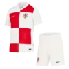 Men's Croatia Home Kit(Jersey+Shorts) Euro 2024