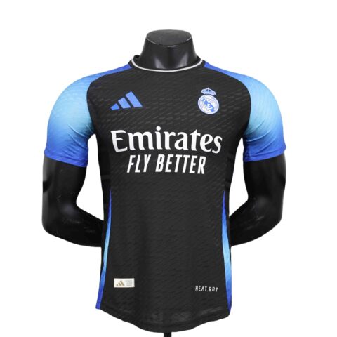 24-25 Real Madrid Black and Blue Special Edition Player Version Shirt