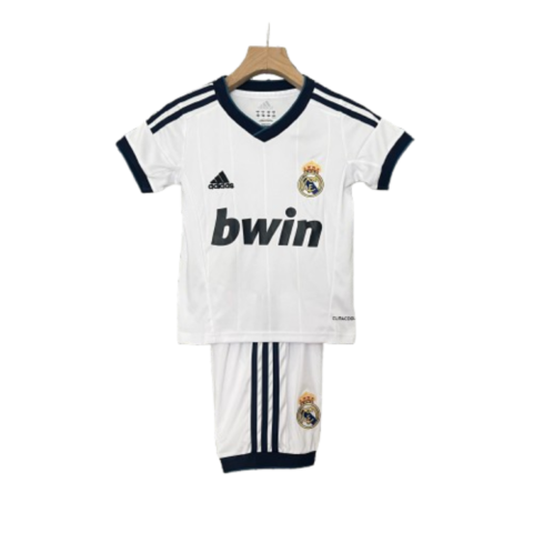 Real Madrid 12-13 Home Retro Kid Kits White Jersey