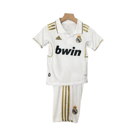 Real Madrid 11-12 Home Retro Kids Kit Soccer Jersey