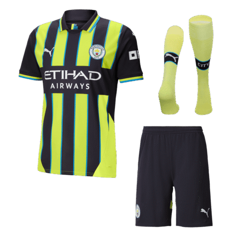 Manchester City Away Custom Full Soccer Kit 2024-25
