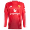 Manchester 2024/25 United Home Long Sleeve Jersey