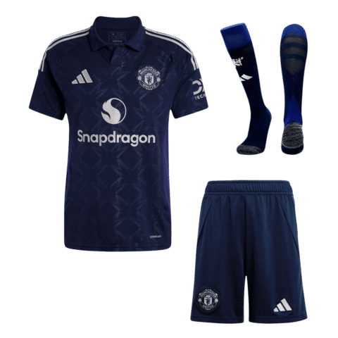 Manchester United Away Custom Full Soccer Kit 2024-25