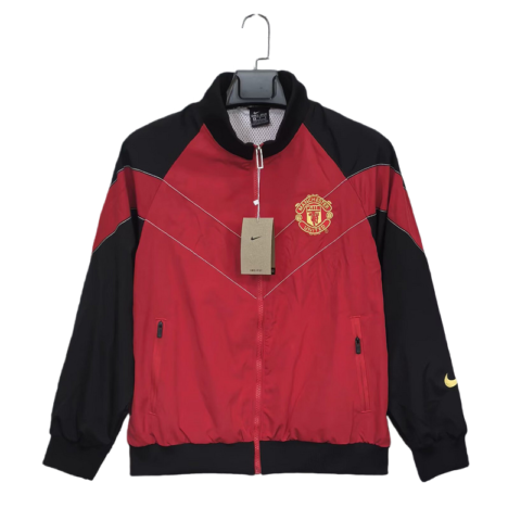 06-07 Manchester United Retro Red Windbreaker Jackets