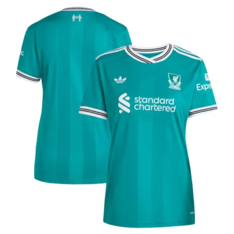 Liverpool Third away green football jersey Fan version 2025-26 Women