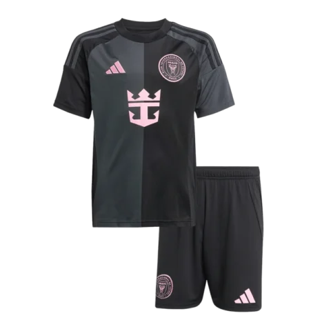 Kids Inter Miami CF Adidas Custom Away Soccer Kits 2025
