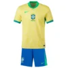 Kids Brazil Nike Home Soccer Kits 2024