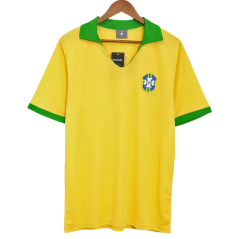 Brazil 1957 Retro Jersey Home