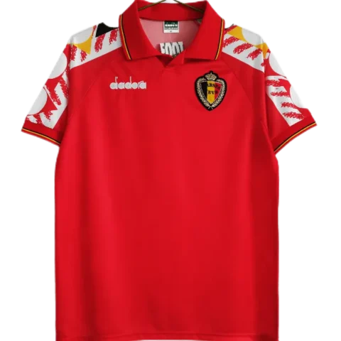 Belgium Nation Retro Jersey Home 1995
