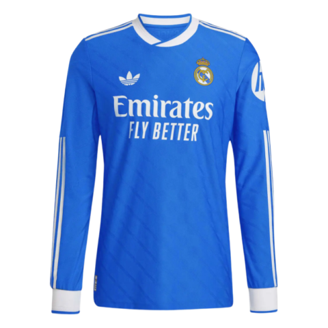 Real Madrid Third Away Long Sleeve Football Shirt 2025-26 Fan version