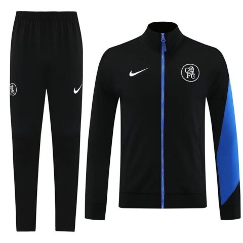 Chelsea Training Kit (jacket+Pants) Black 2025-26