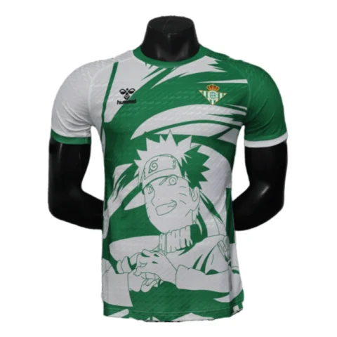 Real Betis Anime Naruto Shirt Football Jersey Player Version 25-26