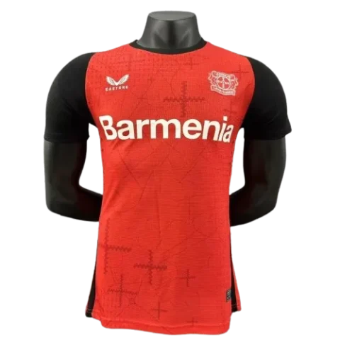 24-25 Bayer 04 Leverkusen Home Soccer Jersey Player Version