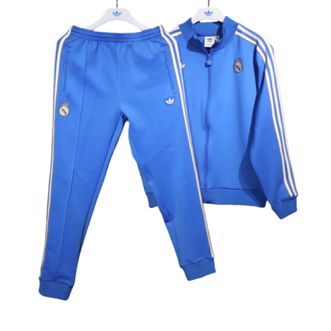 25-26 Real Madrid Training Kit (jacket+Pants) Blue