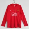 Manchester United Retro Long Sleeve Jersey UCL Final Home 2007-08