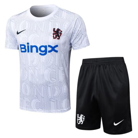 2025-2026 Chelsea White Football Training Suit Set