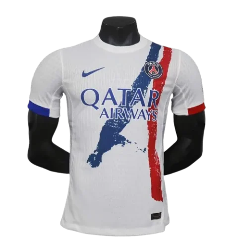 PSG Away White Jersey Player Version 2024-25