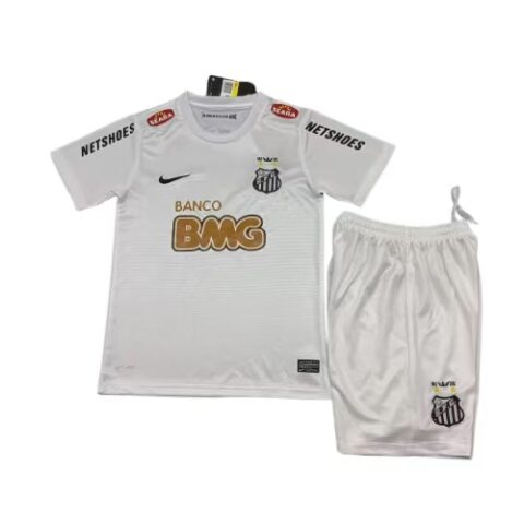 Santos FC Retro Kids Kits Jersey Home 2011-12