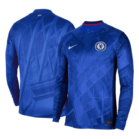 Chelsea Long Sleeve Jersey Home Football Shirt 2025-26