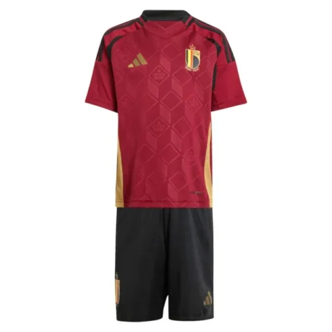 Kids Belgium Nation Home Jersey Kit Euro 2024