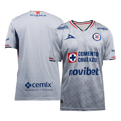 Cruz Azul Away Soccer Jersey 2025-26 Gray