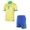 Brazil Home Soccer Uniform Kits 2024