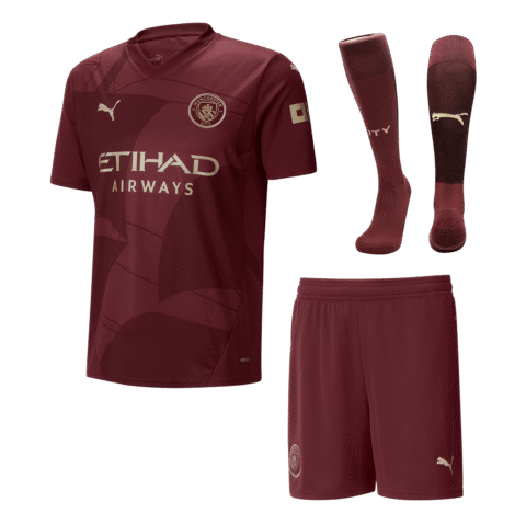 Manchester City Third Away Custom Full Soccer Kit 2024-25