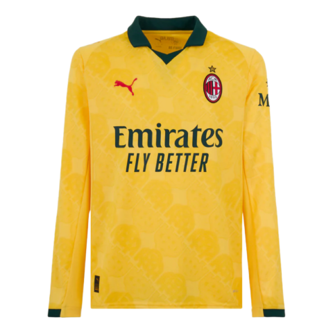 Ac Milan Third Away Long sleeved football Shirt 2025-26 Fan version