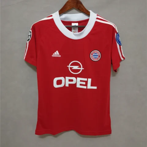 01-02 Bayern Munich Retro Jersey Home UCL