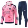 Jordan PSG 2024-25 Hooded Pink Training Tracksuit Kits