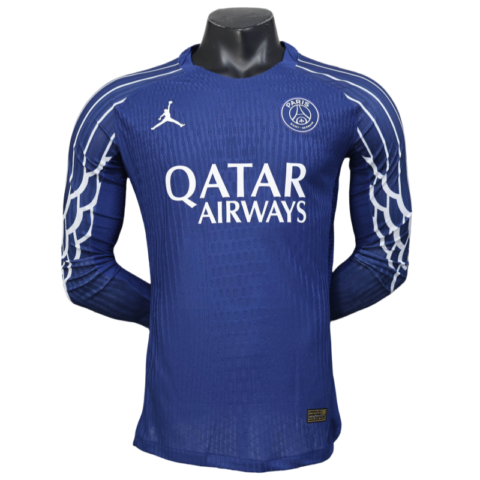 PSG Jordan Shirt Fourth Stadium Jersey Long Sleeve Player Version 24-25