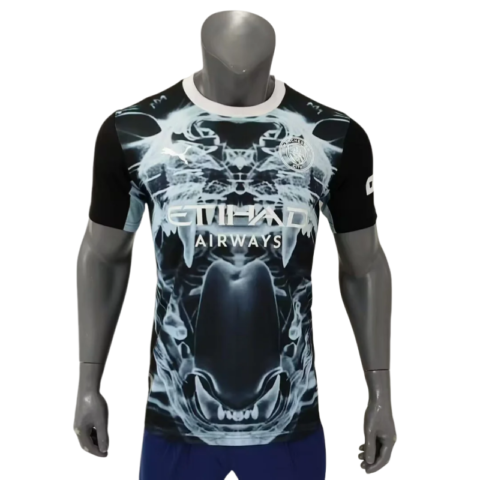 Manchester City Black And Blue Concept Version Football Jersey 2025/2026  Player Version