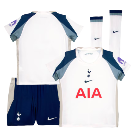 Kids Tottenham Hotspur Home Soccer Kits 25-26