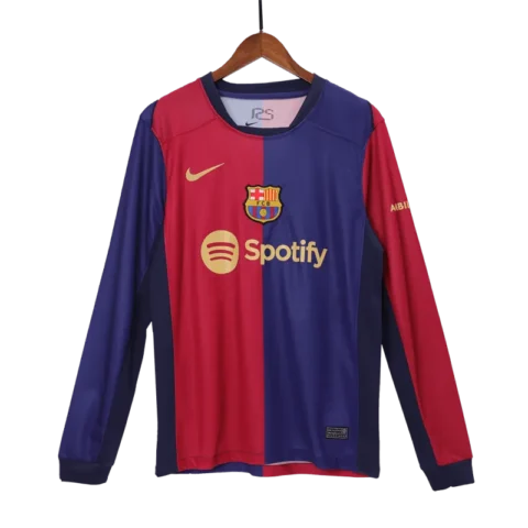 Barcelona Home Long Sleeve Jersey 2024-25