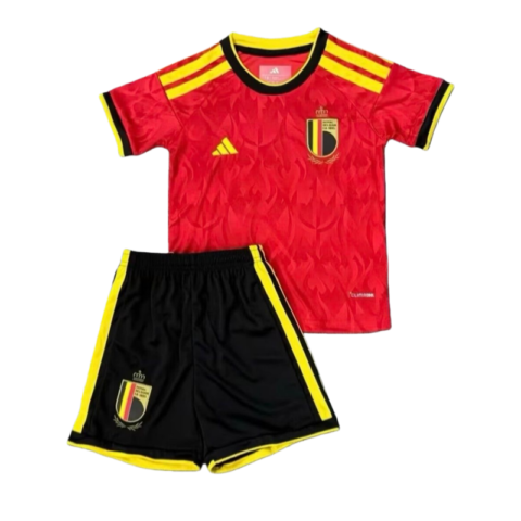 2026 Belgium World Cup Home Kids Football jersey Kit Fan version