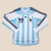 Retro  Argentina World Cup 2006 Home Long Sleeve Jersey