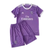 Real Madrid16-17 Away Retro Kids Kits Children Sets Football Jersey