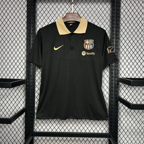 24-25 Barcelona Black POLO Shirt