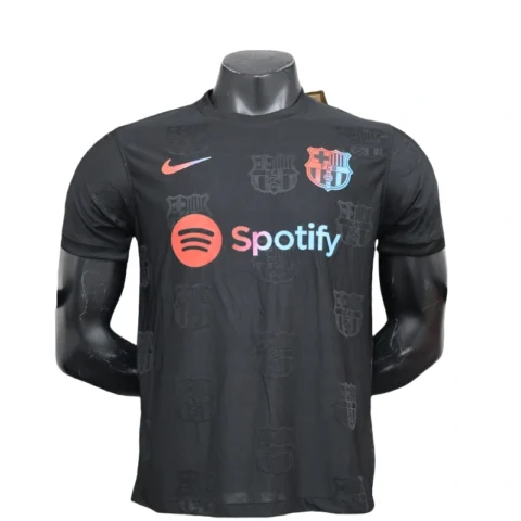 Spotify Barcelona 2024-25 black Player Version Soccer Jersey