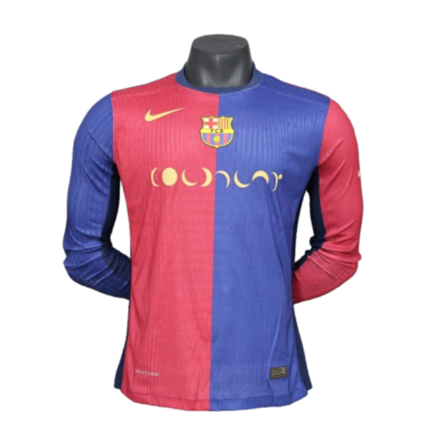 Barcelona x COLDPLAY Long sleeve Home Jersey Player Version 24-25 Shirt