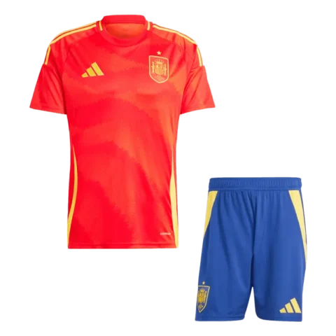 2024 Spain Nation Home Kit(Jersey+Shorts) Soccer Apparels Euro