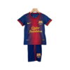 Barcelona 12-13 Home Retro Kids Kits Children Shirt Soccer Jersey