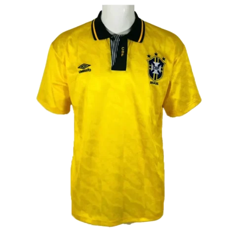 Brazil 1991/93 Retro Jersey Home