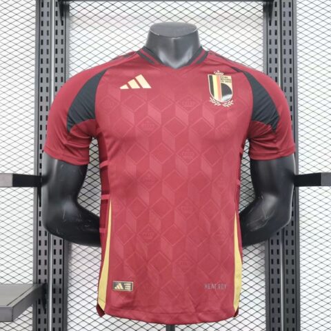 Euro Belgium Nation Home Jersey Player Version