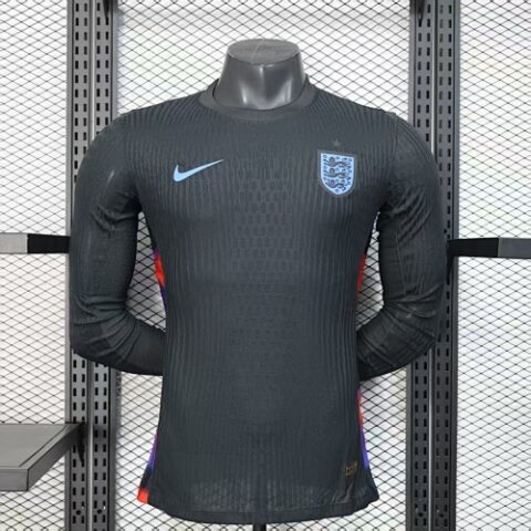 25-26 England Special Edition Black Jersey Long Sleeve Player Version