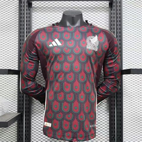 2026 World Cup Mexico Home Jersey Long Sleeve Player Version