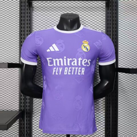 25/26 Real Madrid Special Edition Purple Jersey Player Version